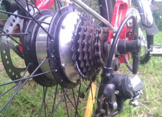 Image of electric bike hub motor